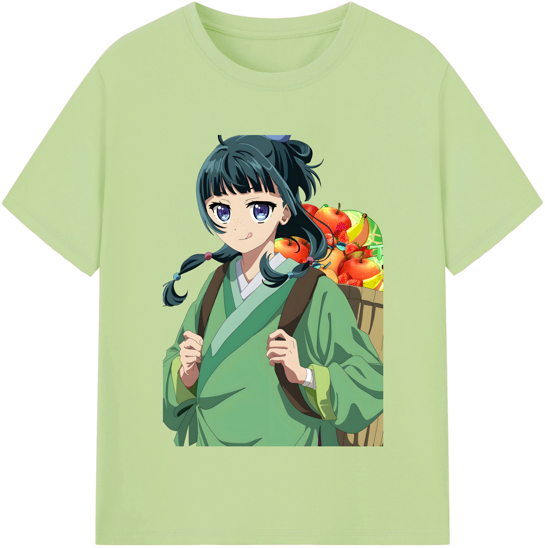 （画像用） 薬屋のひとりごと The Apothecary Diaries 綿100％半袖Tシャツ（フロントプリント）